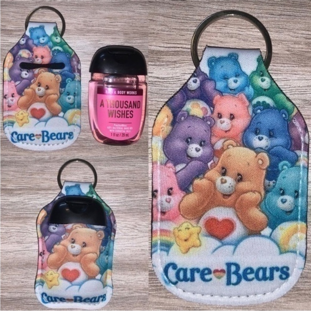 Care Bears hand sanitizer holder new
